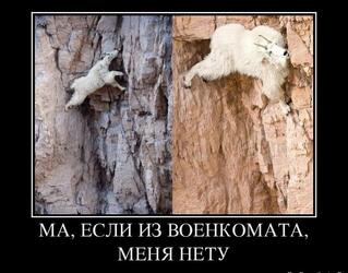 Если из военкомата, меня нету