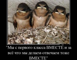 Мы с первого класса вместе
